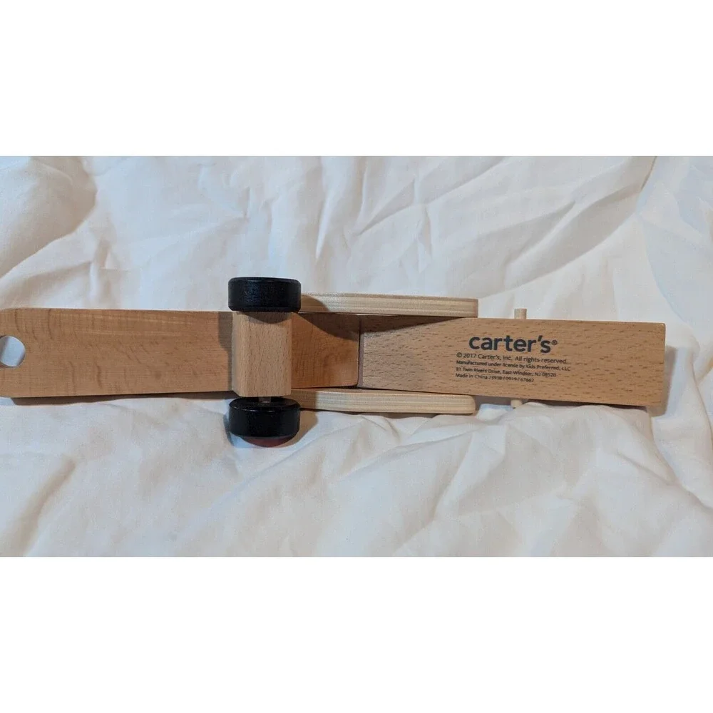 Carters Wooden Car Hauler Carrier Truck and Trailer w/4 Cars